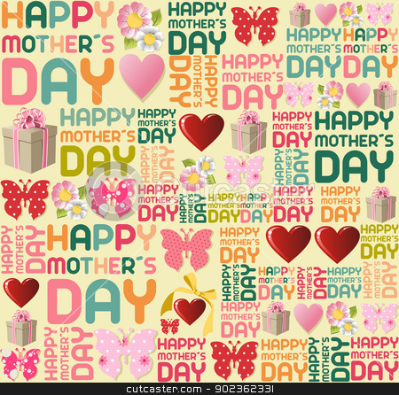 To use this stock image in your creative project, please select the size you need over to the right and click the "Add to Cart" button.
Your downloaded image will come with the Cutcaster watermark removed so don’t worry about the watermark you see on this page. Happy mother Day pattern stock vector clipart, Happy mother Day seamless pattern background. Vector file layered for easy manipulation and coloring. by Cienpies Design