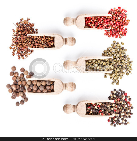 To use this stock image in your creative project, please select the size you need over to the right and click the "Add to Cart" button.
Your downloaded image will come with the Cutcaster watermark removed so don’t worry about the watermark you see on this page. Collection of spices stock photo, Wooden shovels with different spices scattered from them by Grafvision