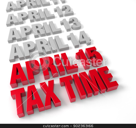 To use this stock image in your creative project, please select the size you need over to the right and click the "Add to Cart" button.
Your downloaded image will come with the Cutcaster watermark removed so don’t worry about the watermark you see on this page. Tax Time April 15th stock photo, Row of days in April in muted gray leading up to