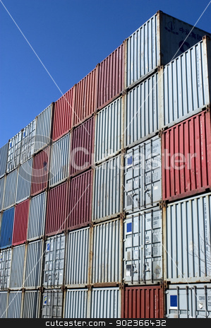Containers at the port for shipment containers at the port for shipment stock photo, containers at the port for shipment by Paire