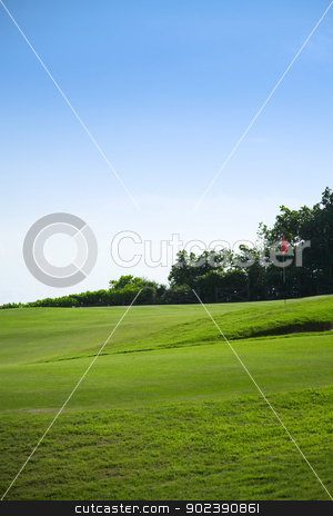 To use this stock image in your creative project, please select the size you need over to the right and click the "Add to Cart" button.
Your downloaded image will come with the Cutcaster watermark removed so don’t worry about the watermark you see on this page. Beautiful golf court in spring time stock photo, Beautiful golf court in spring time by Gordan Poropat