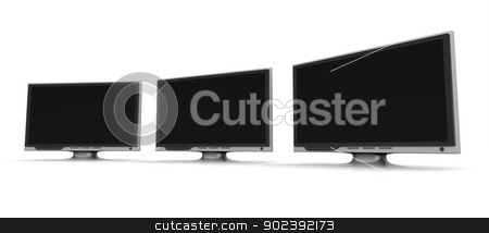 To use this stock image in your creative project, please select the size you need over to the right and click the "Add to Cart" button.
Your downloaded image will come with the Cutcaster watermark removed so don’t worry about the watermark you see on this page. HDTV line stock photo, 3D rendered Illustration. by Michael Osterrieder