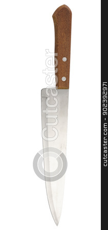 To use this stock image in your creative project, please select the size you need over to the right and click the "Add to Cart" button.
Your downloaded image will come with the Cutcaster watermark removed so don’t worry about the watermark you see on this page. Kitchen knife with a wooden haft stock photo, The kitchen knife with a wooden haft by Alexey Romanov