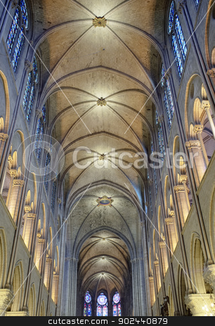 To use this stock image in your creative project, please select the size you need over to the right and click the "Add to Cart" button.
Your downloaded image will come with the Cutcaster watermark removed so don’t worry about the watermark you see on this page. Notre Dame stock photo, Interior view of Notre Dame Cathedral, Paris, France. by Stocksnapper