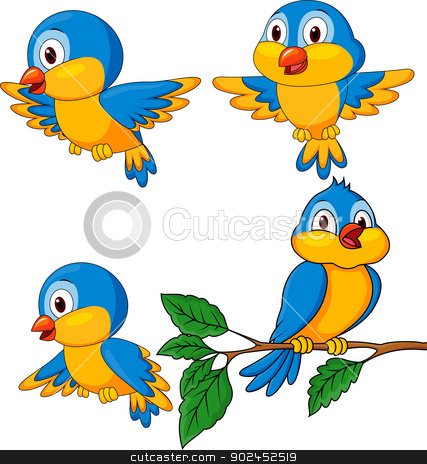 To use this stock image in your creative project, please select the size you need over to the right and click the "Add to Cart" button.
Your downloaded image will come with the Cutcaster watermark removed so don’t worry about the watermark you see on this page. Bird cartoon stock vector clipart, Vector illustration of Bird cartoon by Teguh Mujiono