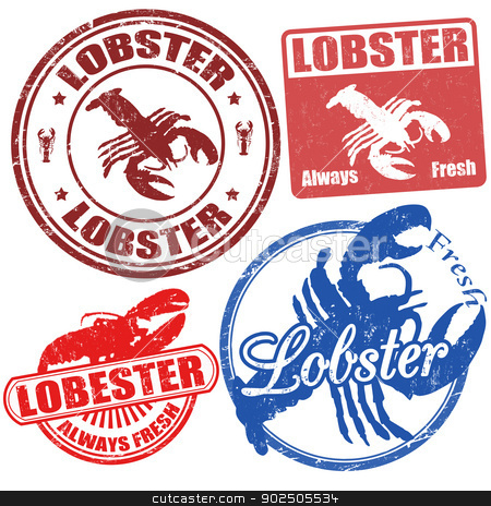 To use this stock image in your creative project, please select the size you need over to the right and click the "Add to Cart" button.
Your downloaded image will come with the Cutcaster watermark removed so don’t worry about the watermark you see on this page. Set of lobster stamps stock vector clipart, Set of lobster grunge stamps, vector illustration by radubalint