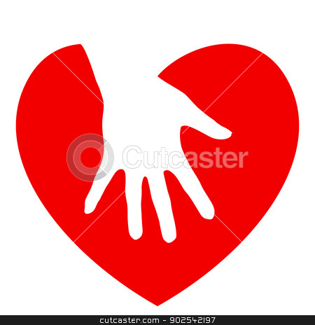 To use this stock image in your creative project, please select the size you need over to the right and click the "Add to Cart" button.
Your downloaded image will come with the Cutcaster watermark removed so don’t worry about the watermark you see on this page. Hand and heart stock photo, Hand and heart. Illustration on white background by dvarg