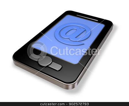 To use this stock image in your creative project, please select the size you need over to the right and click the "Add to Cart" button.
Your downloaded image will come with the Cutcaster watermark removed so don’t worry about the watermark you see on this page. email smartphone stock photo, smartphone and email symbol on white background - 3d illustration by J?
