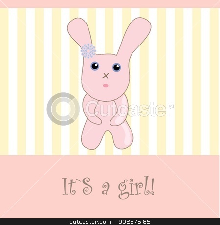 To use this stock image in your creative project, please select the size you need over to the right and click the "Add to Cart" button.
Your downloaded image will come with the Cutcaster watermark removed so don’t worry about the watermark you see on this page. Vintage baby girl arrival announcement card. stock photo, Vintage baby girl arrival announcement born card. by Maria Cherevan