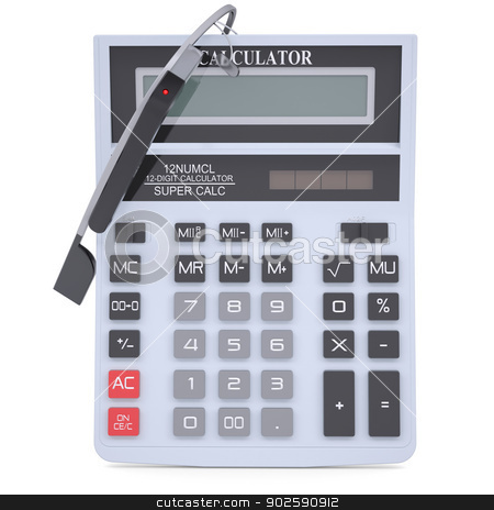 To use this stock image in your creative project, please select the size you need over to the right and click the "Add to Cart" button.
Your downloaded image will come with the Cutcaster watermark removed so don’t worry about the watermark you see on this page. Google Glass and calculator stock photo, Google Glass and calculator. Isolated render on a white background by cherezoff