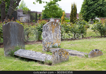 To use this stock image in your creative project, please select the size you need over to the right and click the "Add to Cart" button.
Your downloaded image will come with the Cutcaster watermark removed so don’t worry about the watermark you see on this page. Old weathered tombs in graveyard stock photo, Two old and weathered stone coffins in a churchyard in England. by Brigida Soriano
