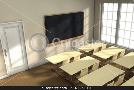 To use this stock image in your creative project, please select the size you need over to the right and click the "Add to Cart" button.
Your downloaded image will come with the Cutcaster watermark removed so don’t worry about the watermark you see on this page. Classroom desks stock photo, Blackboard and school desks background by Pedro Campos