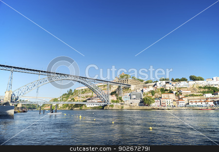 To use this stock image in your creative project, please select the size you need over to the right and click the "Add to Cart" button.
Your downloaded image will come with the Cutcaster watermark removed so don’t worry about the watermark you see on this page. dom luis bridge porto portugal stock photo, dom luis bridge in porto portugal by travelphotography