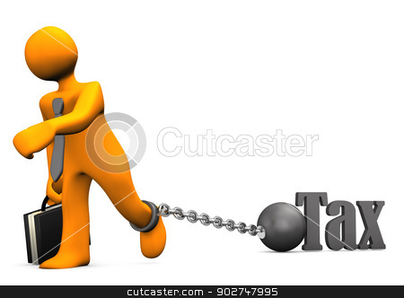 To use this stock image in your creative project, please select the size you need over to the right and click the "Add to Cart" button.
Your downloaded image will come with the Cutcaster watermark removed so don’t worry about the watermark you see on this page. Businessman Prisoner Tax stock photo, Orange businessman chained with iron ball and the text Tax. by Alexander Limbach