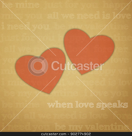 To use this stock image in your creative project, please select the size you need over to the right and click the "Add to Cart" button.
Your downloaded image will come with the Cutcaster watermark removed so don’t worry about the watermark you see on this page. love speaks stock vector clipart, new image with hearts symbols on paper background can use like greeting card by metrue