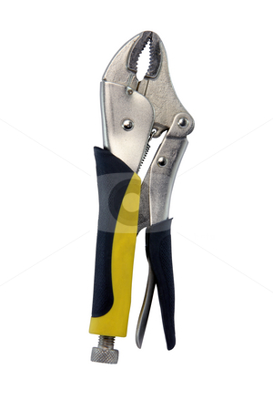 LockJaw with clipping path LockJaw with clipping path stock photo, LockJaw industrial tool isolated on white background with clipping path tools and hardware by EVANGELOS THOMAIDIS