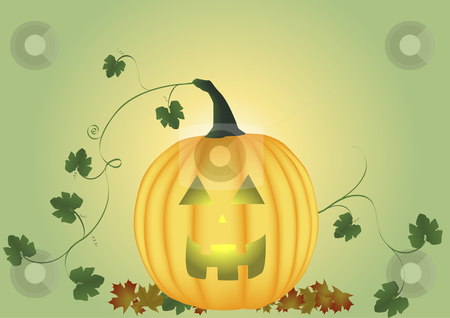 To use this stock image in your creative project, please select the size you need over to the right and click the "Add to Cart" button.
Your downloaded image will come with the Cutcaster watermark removed so don’t worry about the watermark you see on this page. Carved pumpkin background stock vector clipart, Carved pumpkin with leaves and vine by John Teeter