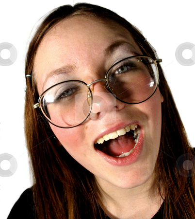 Girl Face on Ugly Girl Stock Photo  Ugly Girl With Glasses By Anita Peppers