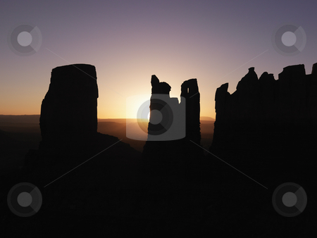 To use this stock image in your creative project, please select the size you need over to the right and click the "Add to Cart" button.
Your downloaded image will come with the Cutcaster watermark removed so don’t worry about the watermark you see on this page. Monument Valley mesa sunset landscape. stock photo, Scenic sunset landscape of mesas in Monument Valley near the border of Arizona and Utah, United States. by Iofoto Images