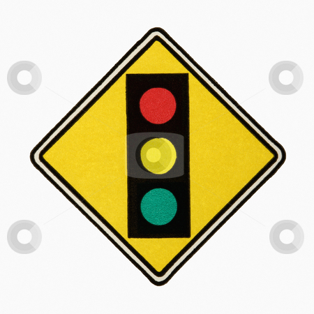 To use this stock image in your creative project, please select the size you need over to the right and click the "Add to Cart" button.
Your downloaded image will come with the Cutcaster watermark removed so don’t worry about the watermark you see on this page. Stoplight sign. stock photo, Stoplight ahead road sign against white background. by Iofoto Images