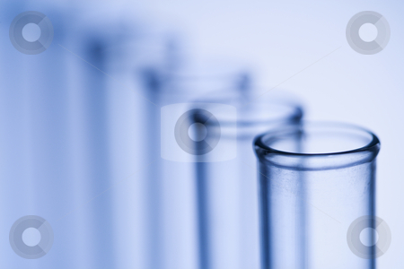 To use this stock image in your creative project, please select the size you need over to the right and click the "Add to Cart" button.
Your downloaded image will come with the Cutcaster watermark removed so don’t worry about the watermark you see on this page. Test tubes. stock photo, Test tubes with blue tint. by Iofoto Images