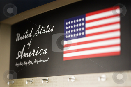 To use this stock image in your creative project, please select the size you need over to the right and click the "Add to Cart" button.
Your downloaded image will come with the Cutcaster watermark removed so don’t worry about the watermark you see on this page. USA display. stock photo, United States of America display. by Iofoto Images