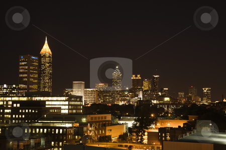 To use this stock image in your creative project, please select the size you need over to the right and click the "Add to Cart" button.
Your downloaded image will come with the Cutcaster watermark removed so don’t worry about the watermark you see on this page. Atlanta night skyline. stock photo, Nightscape of Atlanta, Georgia skyline. by Iofoto Images