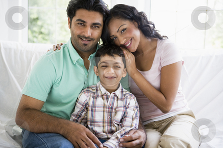 A Middle Eastern couple with their son A Middle Eastern couple with their son stock photo, by Monkey Business Images