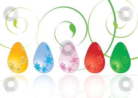 To use this stock image in your creative project, please select the size you need over to the right and click the "Add to Cart" button.
Your downloaded image will come with the Cutcaster watermark removed so don’t worry about the watermark you see on this page. Easter Eggs stock vector clipart, Colorful Easter eggs, vector illustration by Milsi Art