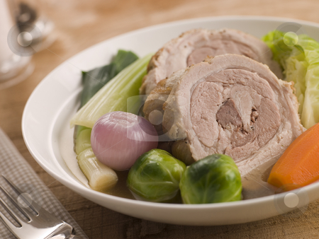 To use this stock image in your creative project, please select the size you need over to the right and click the "Add to Cart" button.
Your downloaded image will come with the Cutcaster watermark removed so don’t worry about the watermark you see on this page. Bowl of Belly Pork Pot-au-Feu stock photo, by Monkey Business Images