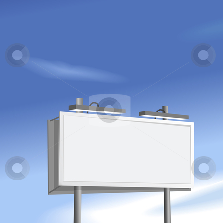 To use this stock image in your creative project, please select the size you need over to the right and click the "Add to Cart" button.
Your downloaded image will come with the Cutcaster watermark removed so don’t worry about the watermark you see on this page. Billboard sign high on blue sky background stock vector clipart, Outdoor advertising billboard copyspace high on a blue sky background. by Michael Brown