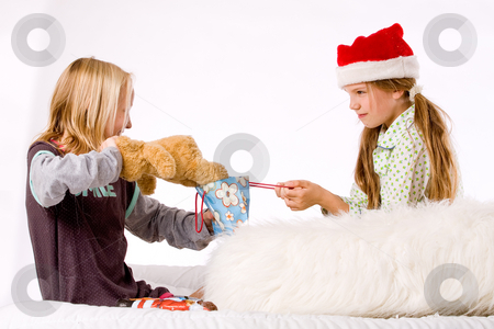 To use this stock image in your creative project, please select the size you need over to the right and click the "Add to Cart" button.
Your downloaded image will come with the Cutcaster watermark removed so don’t worry about the watermark you see on this page. Christmas fight take the bear stock photo, Two children having a fight about the present by Frenk and Danielle Kaufmann