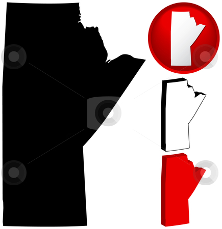 Detailed Map of Manitoba, map of manitoba canada. Detailed Map of Manitoba,