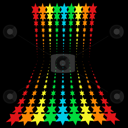 Rainbow stars Rainbow stars stock photo, rainbow stars pattern by Sybille Yates