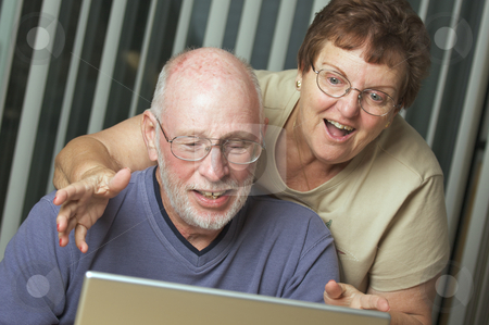 Senior Adults on Laptop Computer Senior Adults on Laptop Computer stock photo, Senior Adults on Working on a Laptop Computer by Andy Dean
