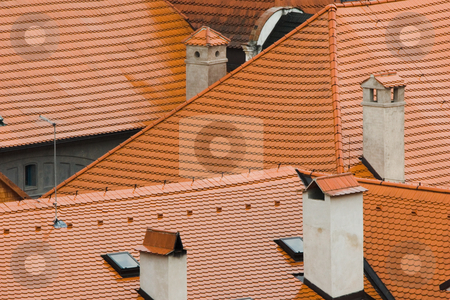 Tile roofs Tile roofs stock photo, Tile roofs by Andrey Butenko