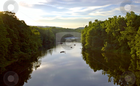 To use this stock image in your creative project, please select the size you need over to the right and click the "Add to Cart" button.
Your downloaded image will come with the Cutcaster watermark removed so don’t worry about the watermark you see on this page. Farmington River stock photo, A view of the beautiful Farmington river in Connecticut. Fly fishermen are wading in the water in the distance. by Todd Arena
