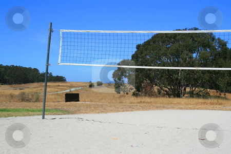Beach Volleyball Court Beach Volleyball Court stock photo, by Michael Felix