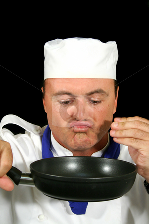 Voila Chef Voila Chef stock photo, Voila chef is very happy with his cooking. by Brett Mulcahy