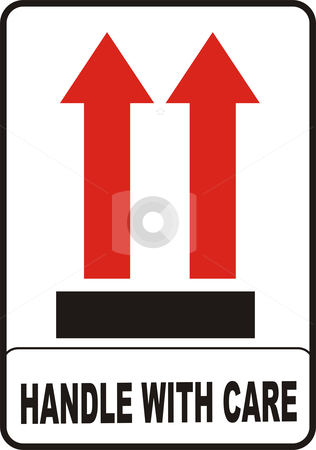 To use this stock image in your creative project, please select the size you need over to the right and click the "Add to Cart" button.
Your downloaded image will come with the Cutcaster watermark removed so don’t worry about the watermark you see on this page. Handle With Care stock vector clipart, Fragile handle with care vector image black white and red by Tudor Antonel adrian