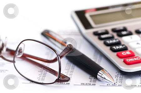 To use this stock image in your creative project, please select the size you need over to the right and click the "Add to Cart" button.
Your downloaded image will come with the Cutcaster watermark removed so don’t worry about the watermark you see on this page. Tax calculator pen and glasses stock photo, Calculating numbers for income tax return with glasses pen and calculator by Elena Elisseeva
