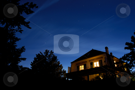 To use this stock image in your creative project, please select the size you need over to the right and click the "Add to Cart" button.
Your downloaded image will come with the Cutcaster watermark removed so don’t worry about the watermark you see on this page. Starry night stock photo, The constellation of The Plough hangs in the sky as the sun sets. Other stars come out whilst, beneath, the lights of a house glow warmly. by Alistair Scott