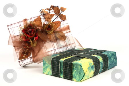 Christmas presents Christmas presents stock photo, Christmas presents with various decoration by Tom Prokop