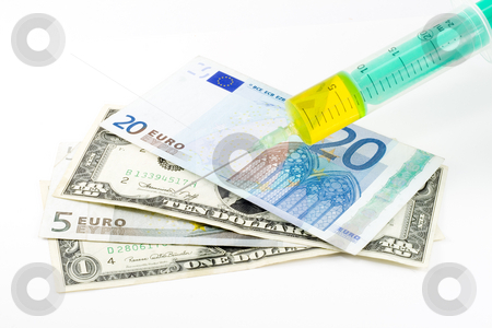 To use this stock image in your creative project, please select the size you need over to the right and click the "Add to Cart" button.
Your downloaded image will come with the Cutcaster watermark removed so don’t worry about the watermark you see on this page. Economic Injection stock photo, A possible way to cure the current economic recession by Petr Koudelka
