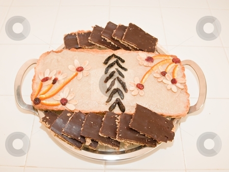 To use this stock image in your creative project, please select the size you need over to the right and click the "Add to Cart" button.
Your downloaded image will come with the Cutcaster watermark removed so don’t worry about the watermark you see on this page. Mazurek stock photo, Polish Easter Cake. A softer version of shortbread, topped with almonds and cut into serving-sized squares. There is a variety of traditional toppings. Mazurek is usually colourfully iced and decorated with jam, nuts and raisins. by Mariusz Jurgielewicz