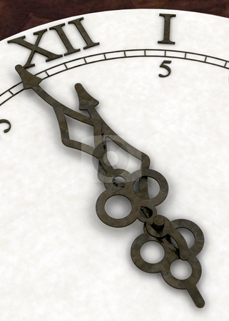 Minutes to midnight Minutes to midnight stock photo, 3D render of a clock face showing minutes to the New Year by Kirsty Pargeter