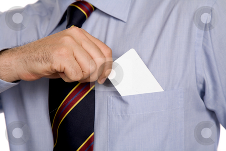 Card Card stock photo, Hand of business man with business card by Rui Vale de Sousa