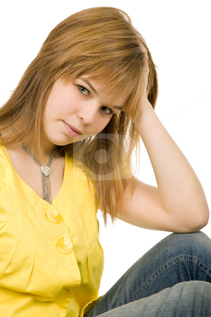 To use this stock image in your creative project, please select the size you need over to the right and click the "Add to Cart" button.
Your downloaded image will come with the Cutcaster watermark removed so don’t worry about the watermark you see on this page. Blonde stock photo, Young casual blonde woman close up portrait by Rui Vale de Sousa