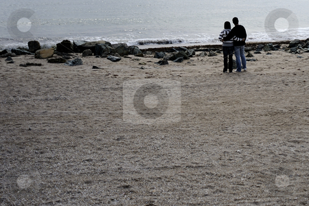 To use this stock image in your creative project, please select the size you need over to the right and click the "Add to Cart" button.
Your downloaded image will come with the Cutcaster watermark removed so don’t worry about the watermark you see on this page. Love and sea stock photo, Romantic scene with a couple looking at sea by Dragos Iliescu