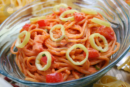 To use this stock image in your creative project, please select the size you need over to the right and click the "Add to Cart" button.
Your downloaded image will come with the Cutcaster watermark removed so don’t worry about the watermark you see on this page. Fresh pasta stock photo, Fresh pasta by Yvonne Bogdanski